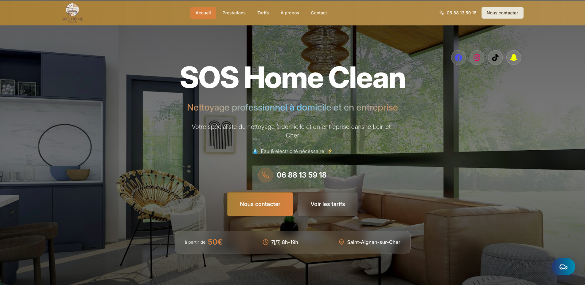 Site SOS Home Clean
